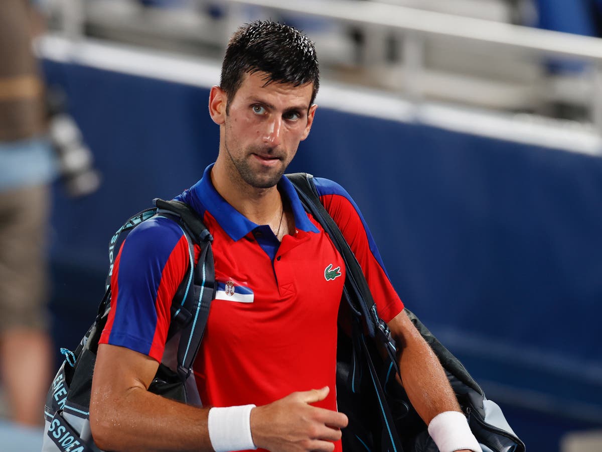 Novak Djokovic shrinks in biggest moments to lose chance at ‘Golden Slam’