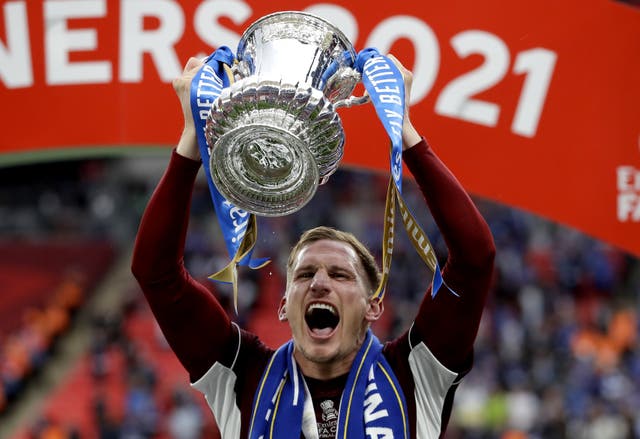 Marc Albrighton helped the Foxes win the FA Cup last season (Kirsty Wigglesworth/PA)