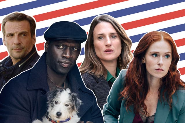 <p>Stars de la télévision! Mathieu Kassovitz in ‘Le Bureau’, Omar Sy in ‘Lupin’, Camille Cottin in ‘Call My Agent!’ and Audrey Fleurot in ‘Spiral’</p>