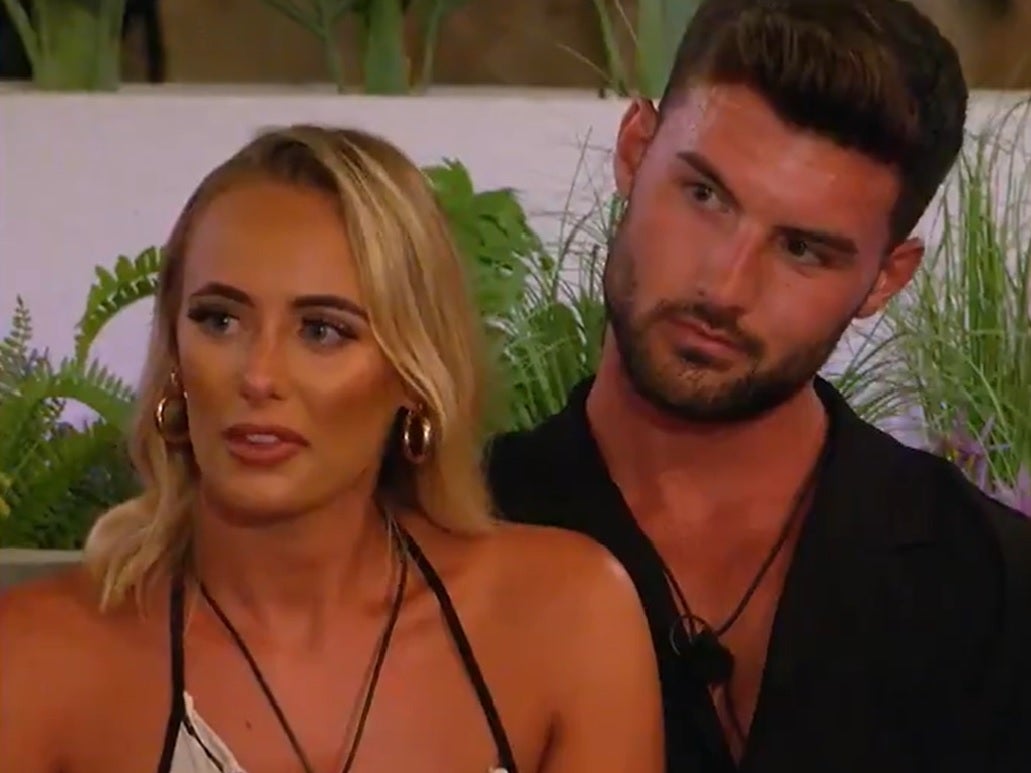 Millie and Liam on ‘Love Island'