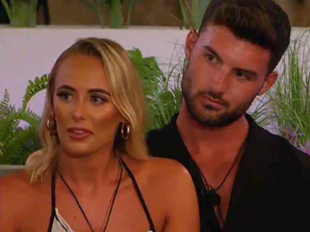 <p>Millie and Liam on ‘Love Island'</p>