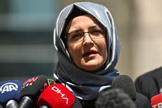 Fiancée of Jamal Khashoggi accuses US of ‘hiding the facts’ about murder of dissident Saudi journalist