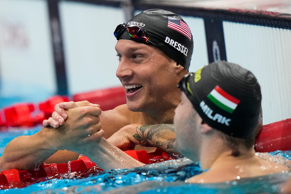 Staying perfect: Dressel wins another gold with world record