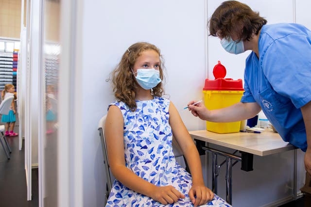 <p>Virus Outbreak Estonia Youth Vaccination</p>