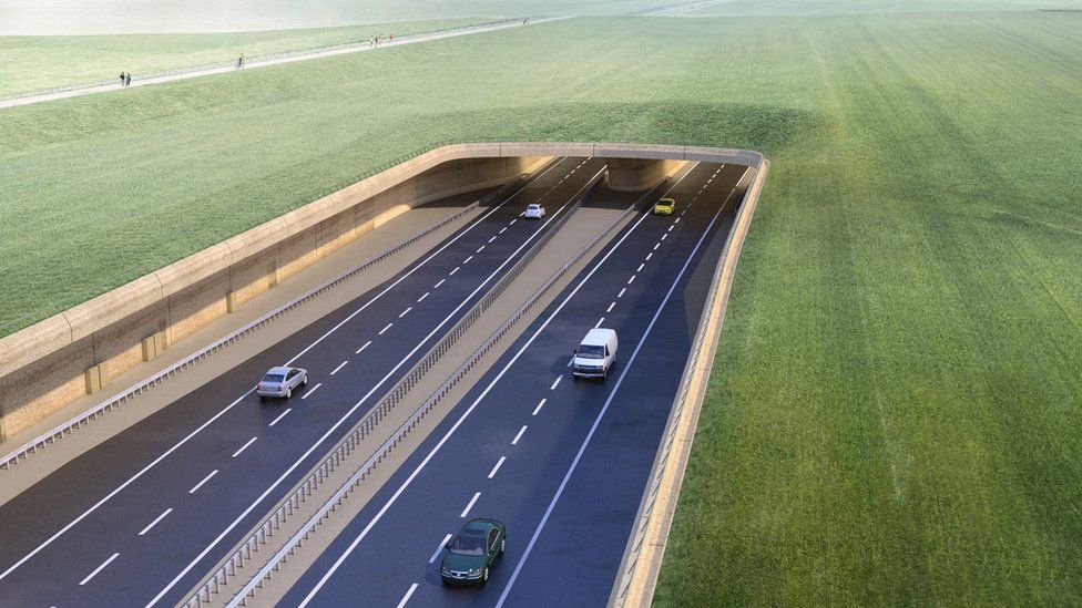 The proposed tunnel on the A303 would have taken five years to build