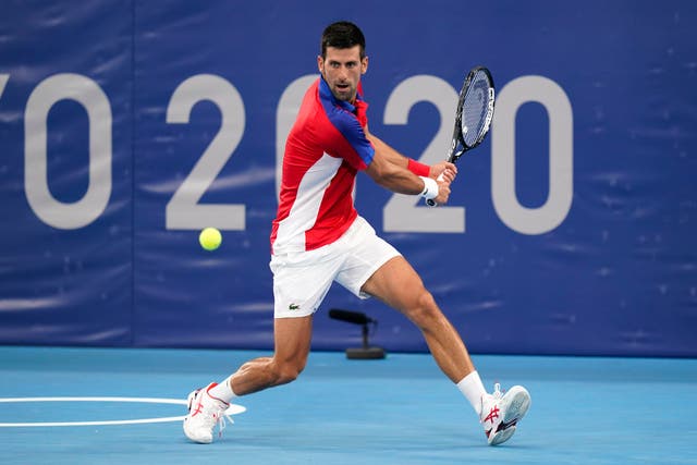 Novak Djokovic leaves Tokyo empty handed after losing his singles bronze medal match (Patrick Semansky/AP)