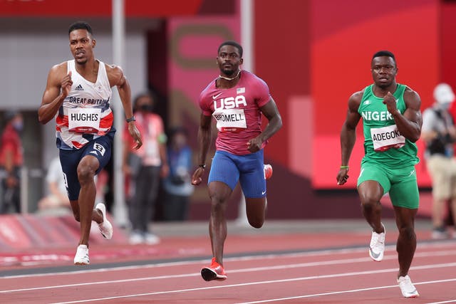 <p>Trayvon Bromell advanced as a fast loser in the men’s 100m Round 1</p>