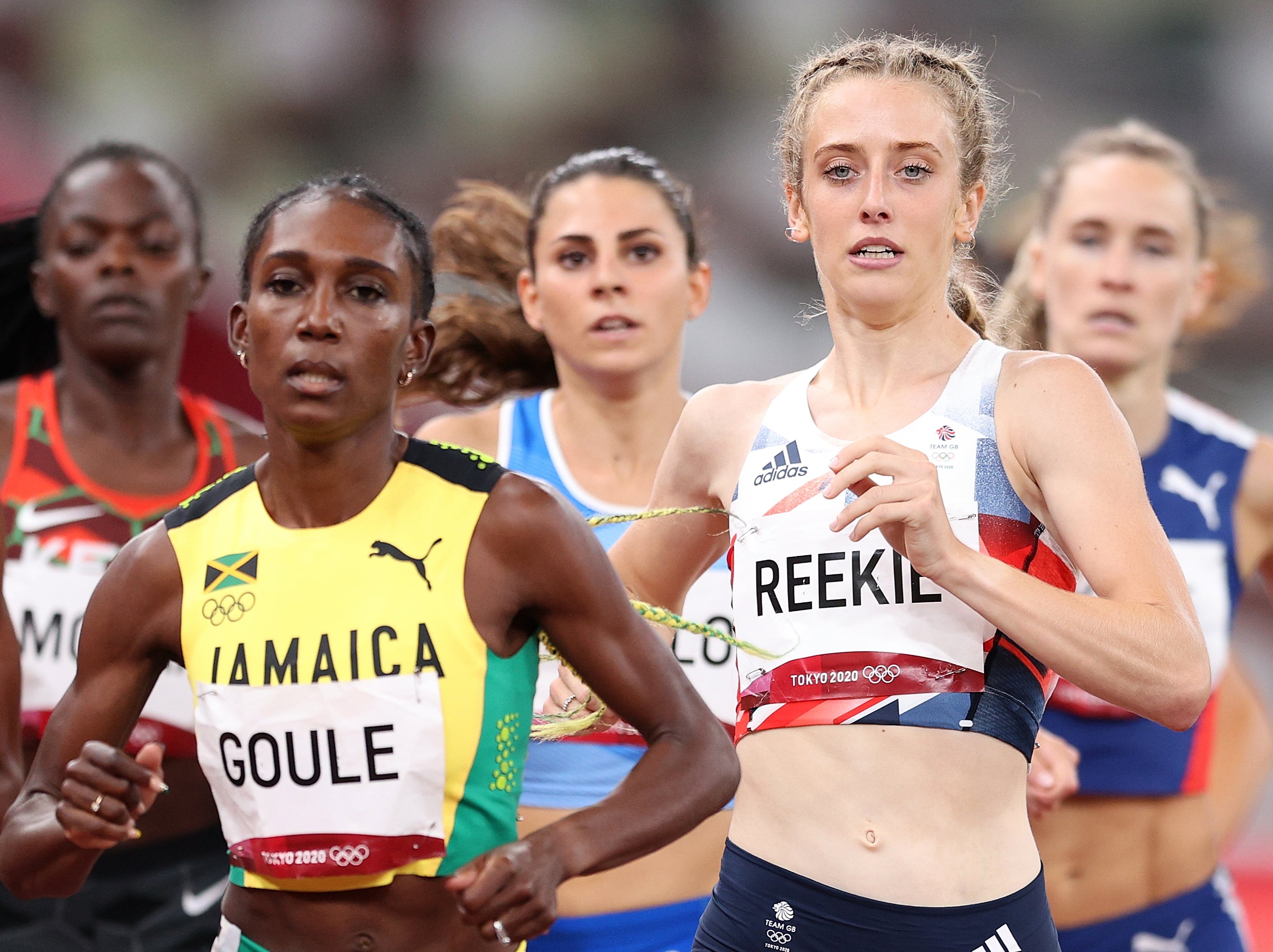 Jemma Reekie in action in the women’s 800m semi-final