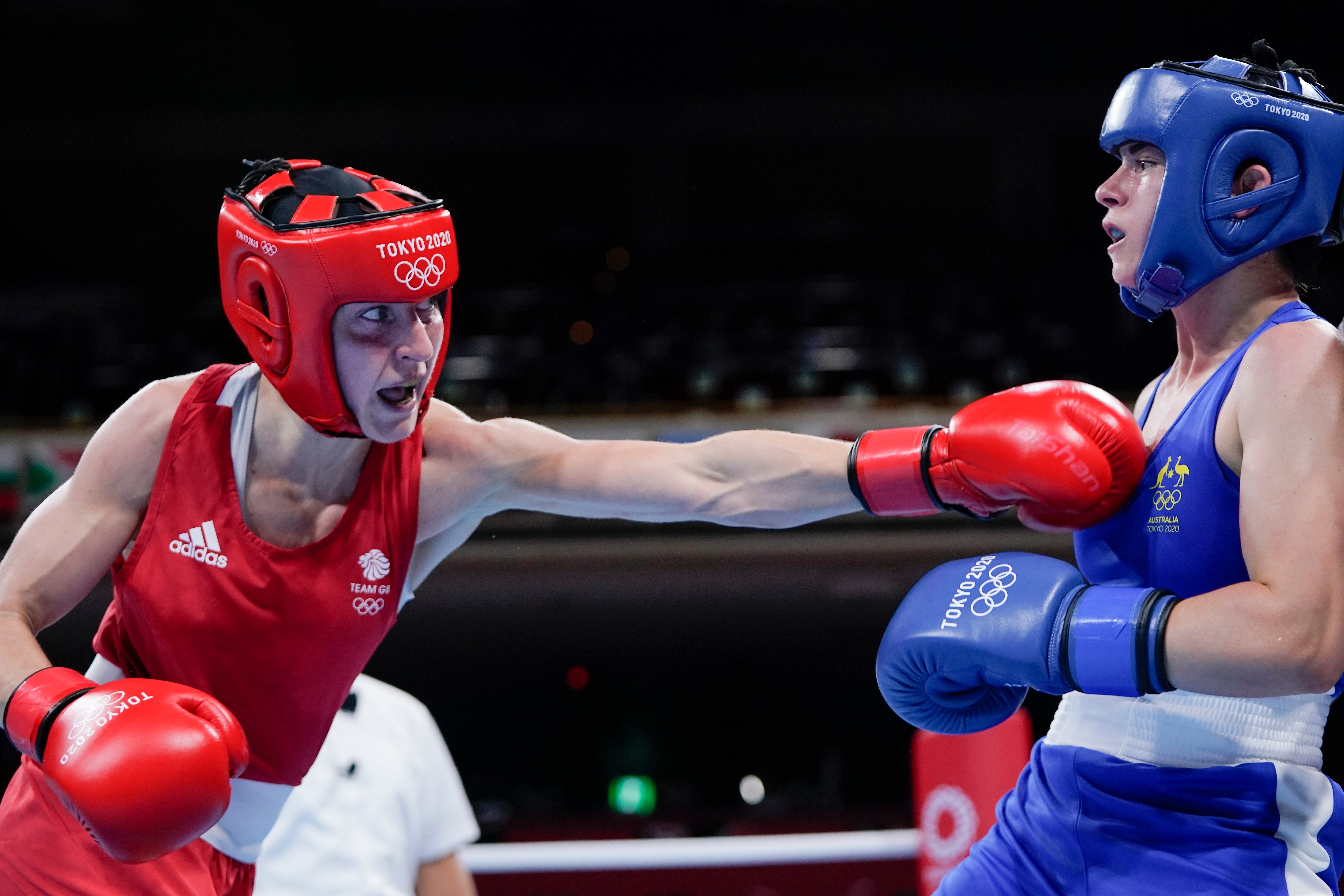 Karriss Artingstall, left, took gold home (Frank Franklin II/AP)