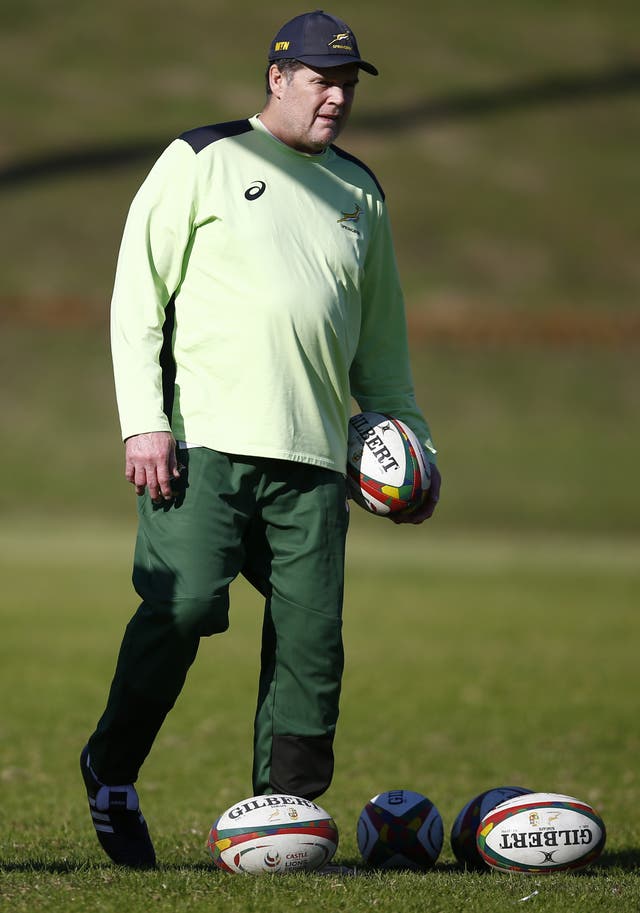 Rassie Erasmus, pictured, took the focus off the Springboks ahead of their second-Test win over the British and Irish Lions (Steve Haag/PA)