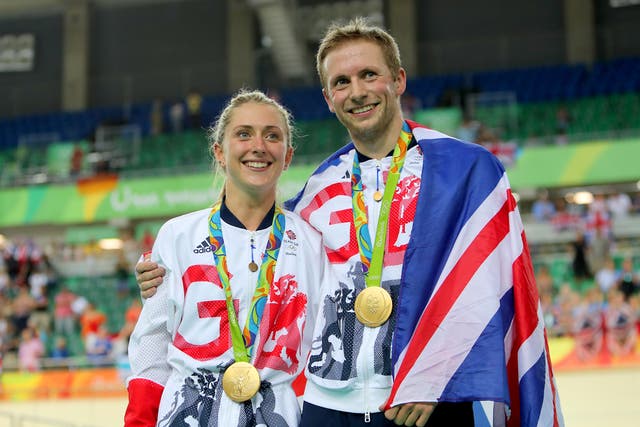 British cycling’s golden couple will look to make history at the Tokyo Olympics next month (David Davies/PA)