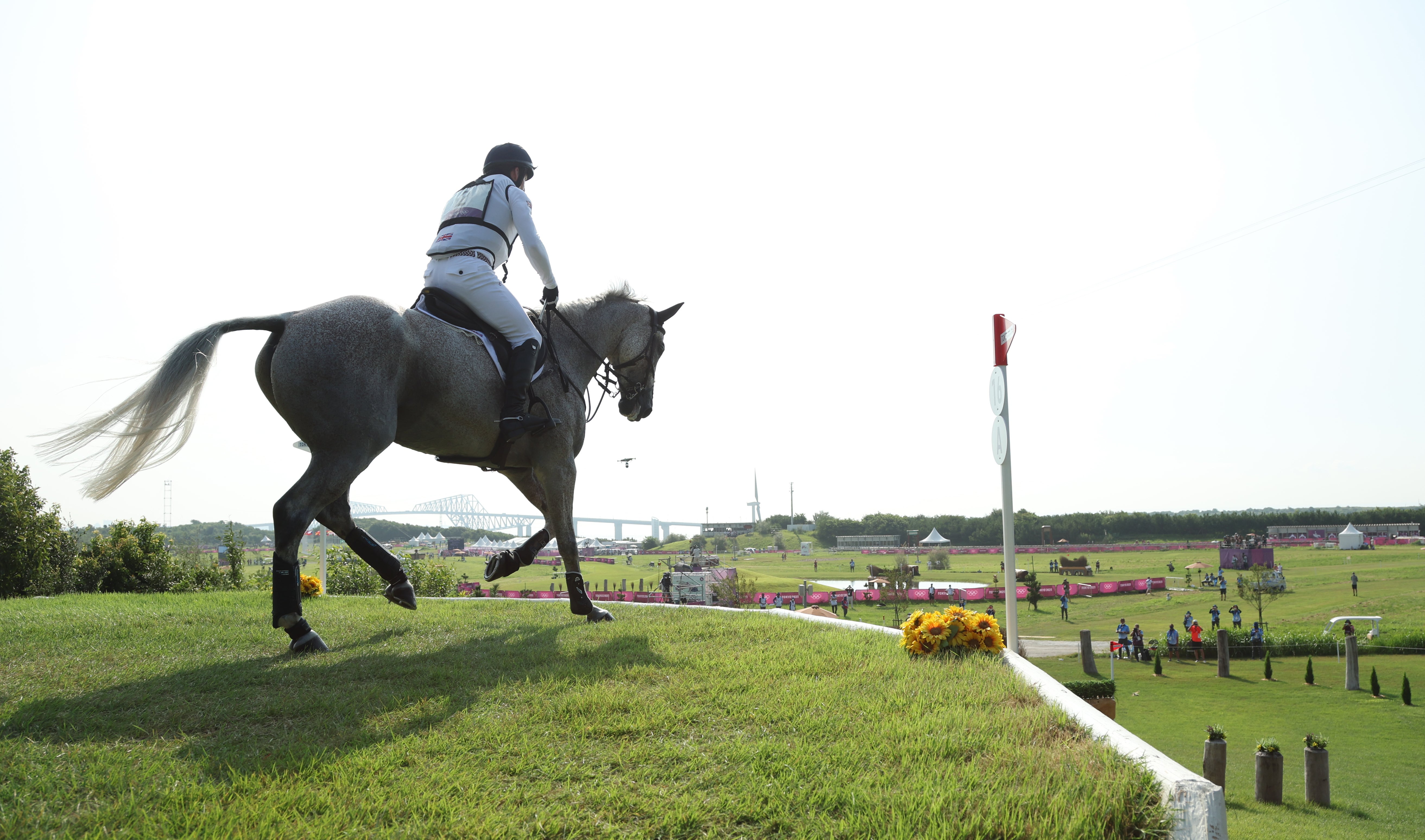 Oliver Townend in action at the Tokyo Olympics (Friso Gentsch/DPA/PA)