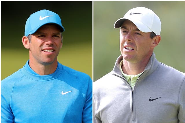 Paul Casey and Rory McIlroy are in a play-off (Richard Sellers/David Davies/PA)