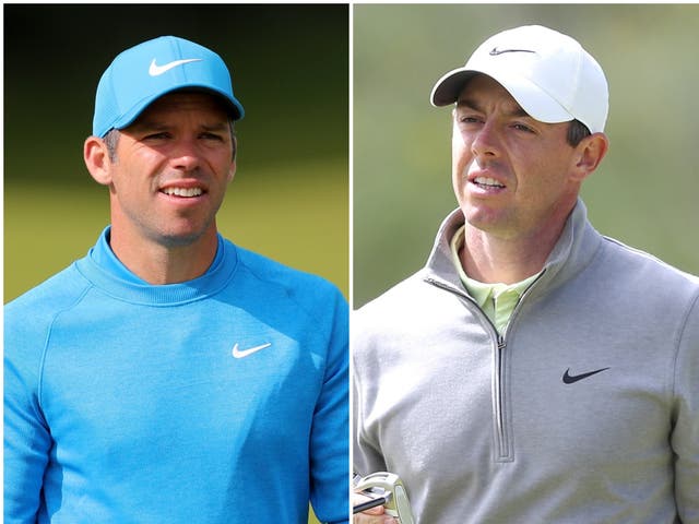 Paul Casey and Rory McIlroy are in a play-off (Richard Sellers/David Davies/PA)