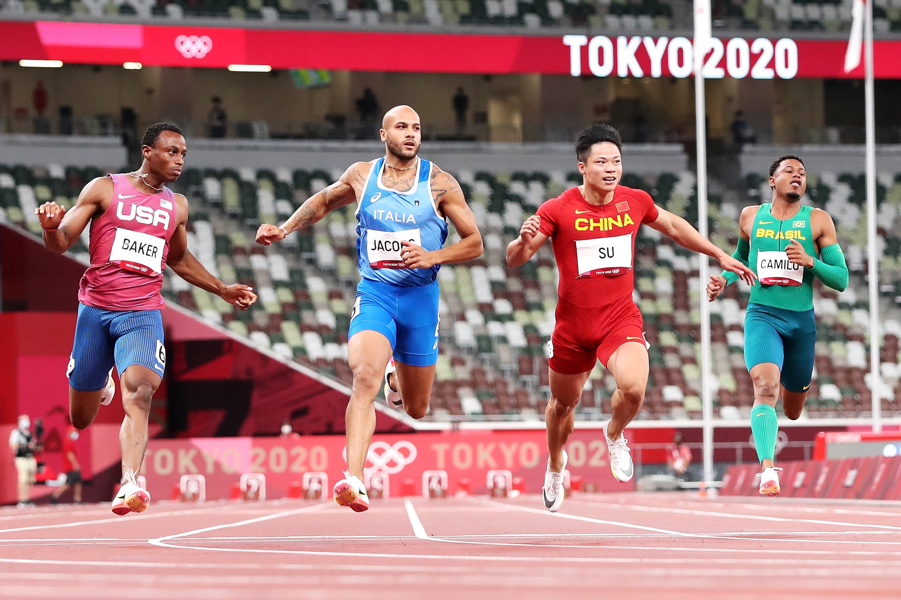 Bingtian Su wins the third race to reach the final