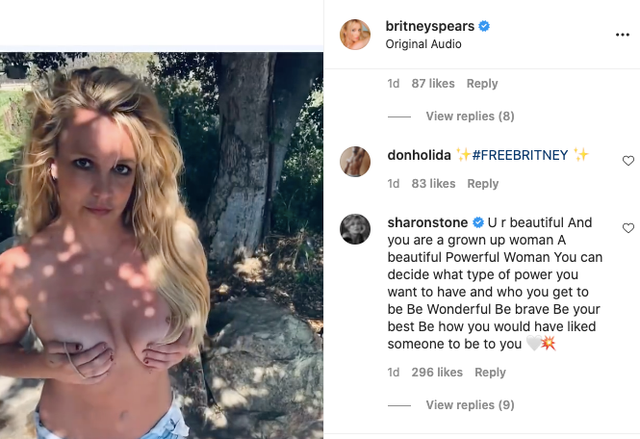 640px x 439px - Britney Spears explains why she's been 'exposing her body' in recent  selfies | The Independent