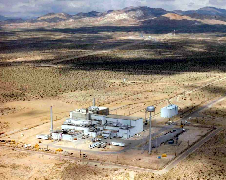 A test site in Nevada: a number of Nerva prototypes were tested in the American desert and specially built vacuum chambers