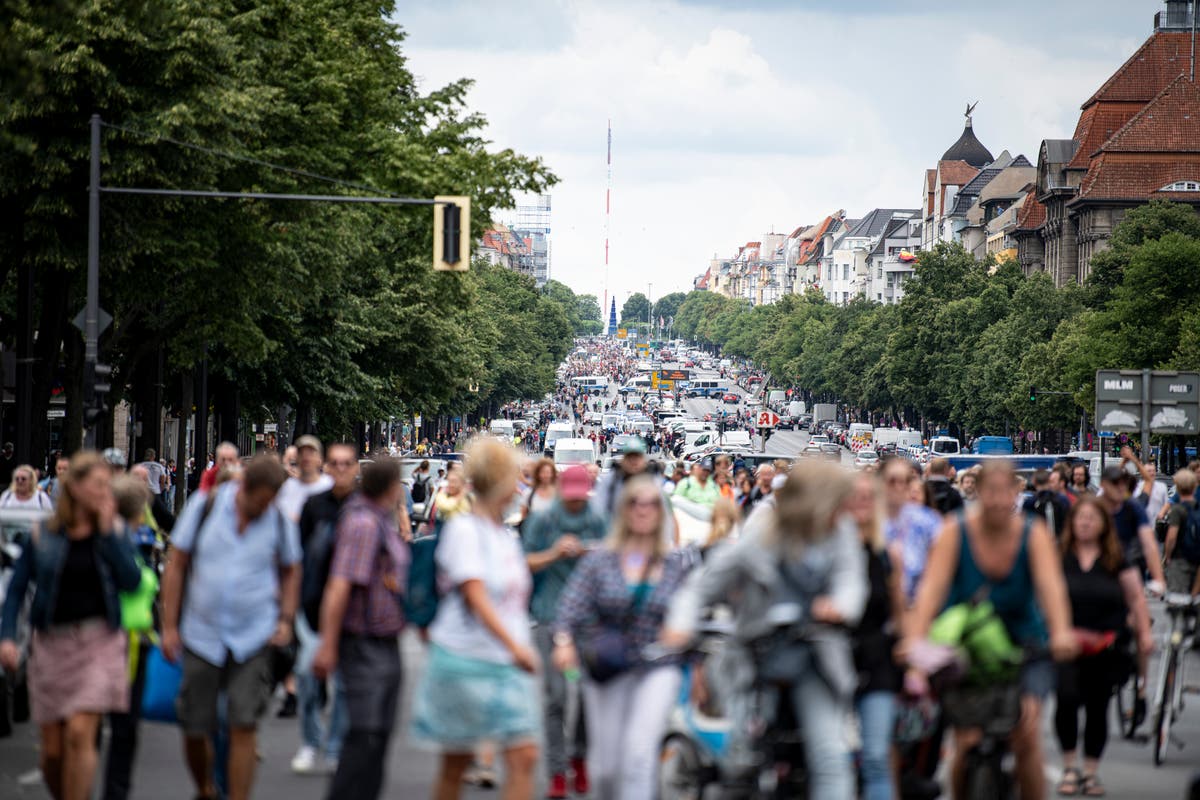 Crowds defy ban to protest coronavirus measures in Berlin