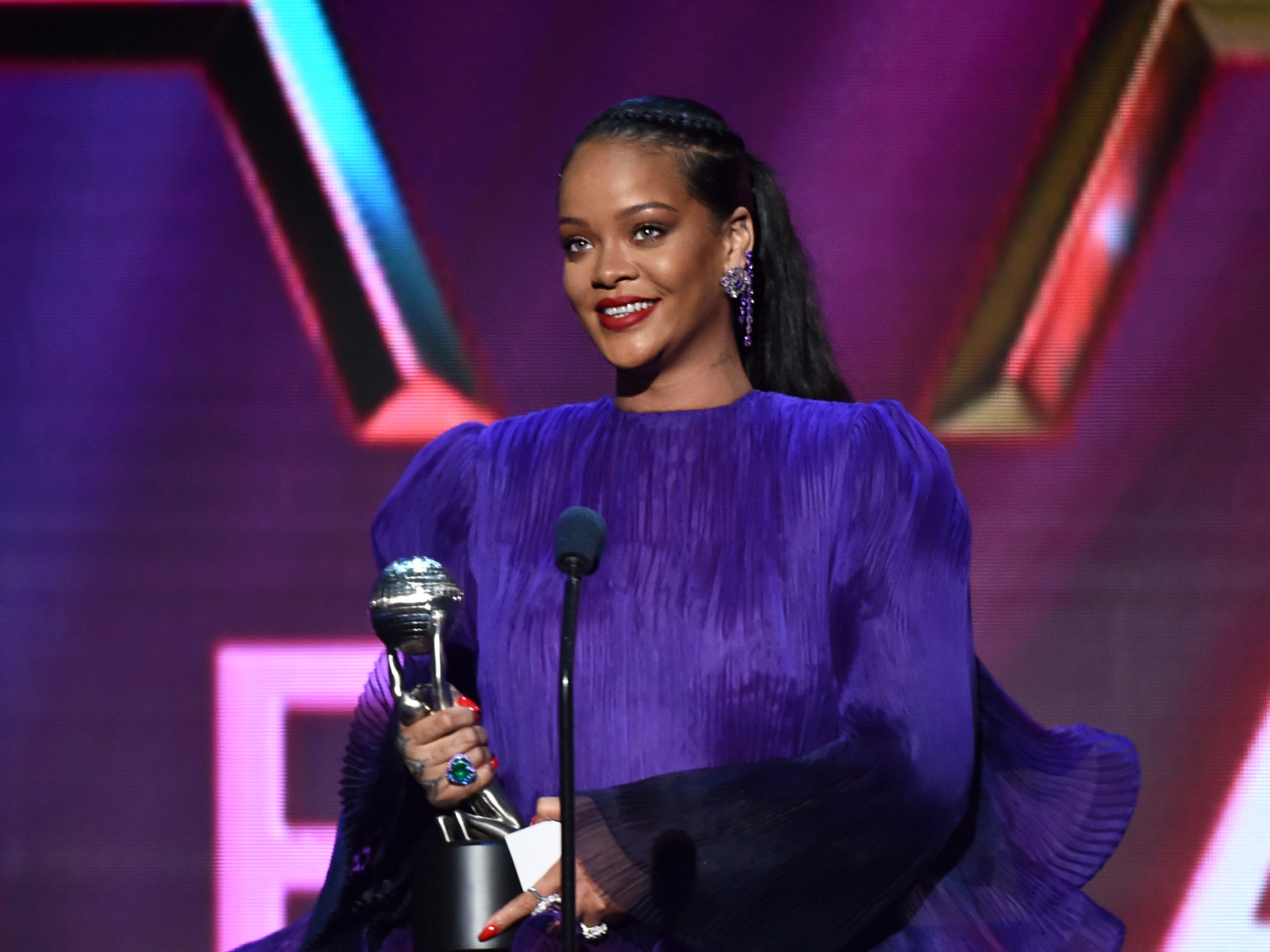 Rihanna at the 51st NAACP Image Awards, February 2020