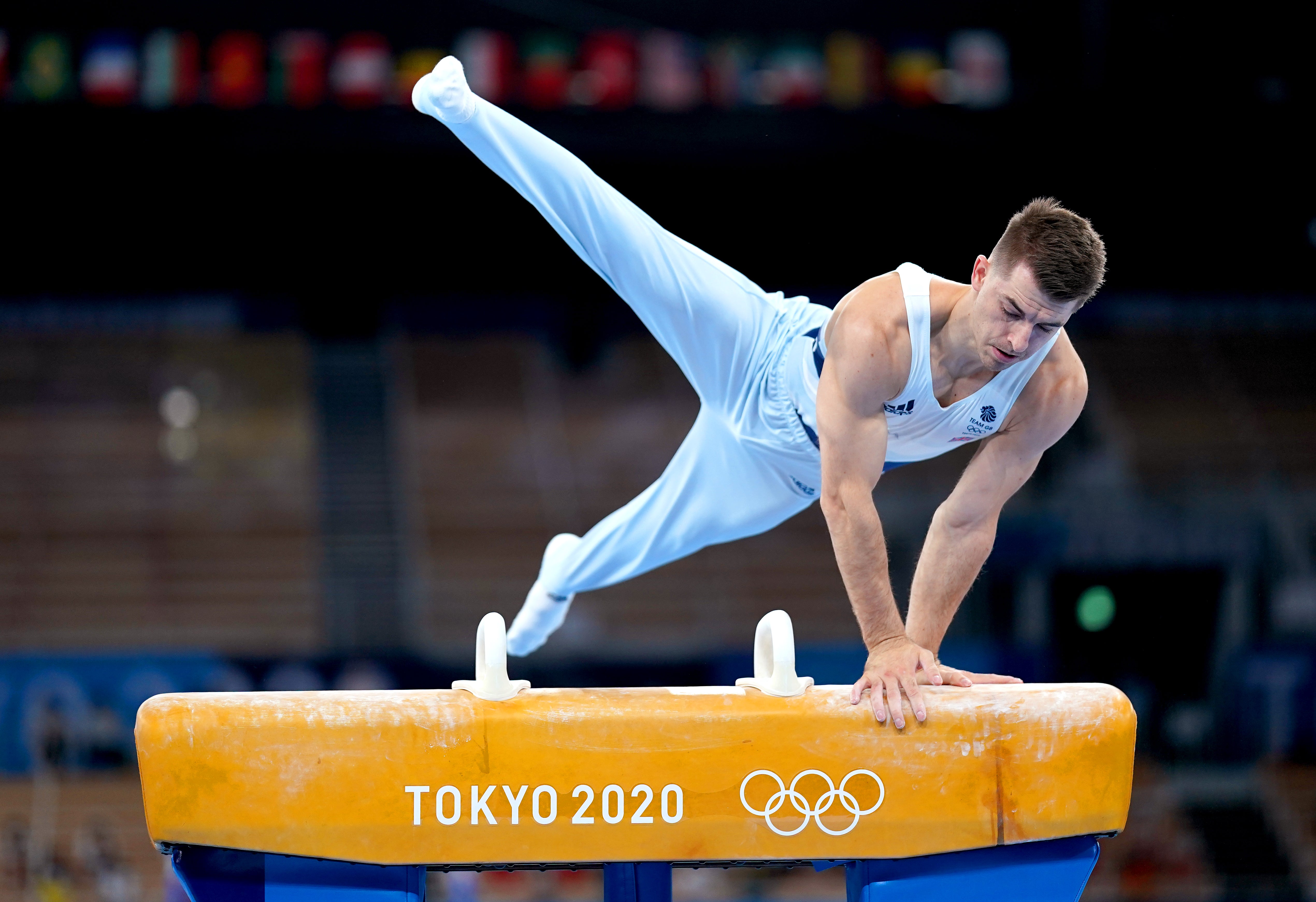 Max Whitlock retained his pommel title (Mike Egerton/PA)