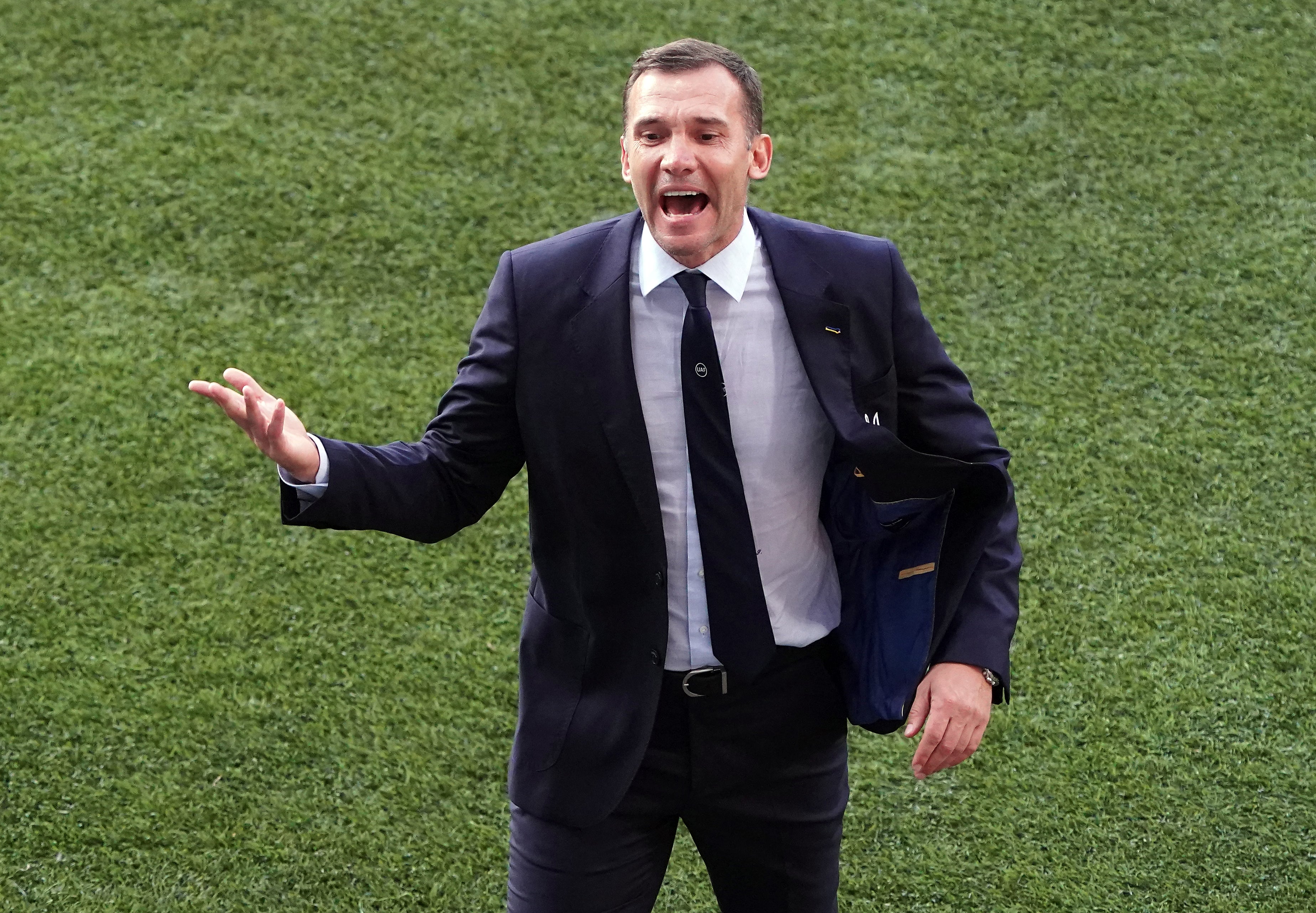 Andriy Shevchenko has stepped down as Ukraine manager (Andrew Milligan/PA)
