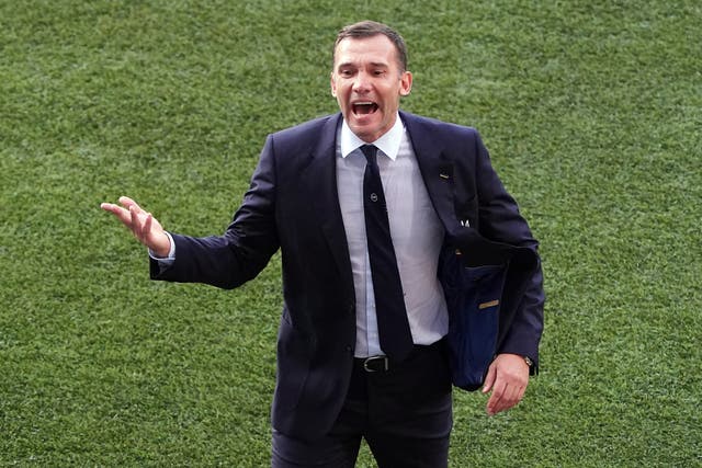 Andriy Shevchenko has stepped down as Ukraine manager (Andrew Milligan/PA)