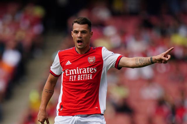<p>Arsenal midfielder Granit Xhaka has been ruled out for three months </p>