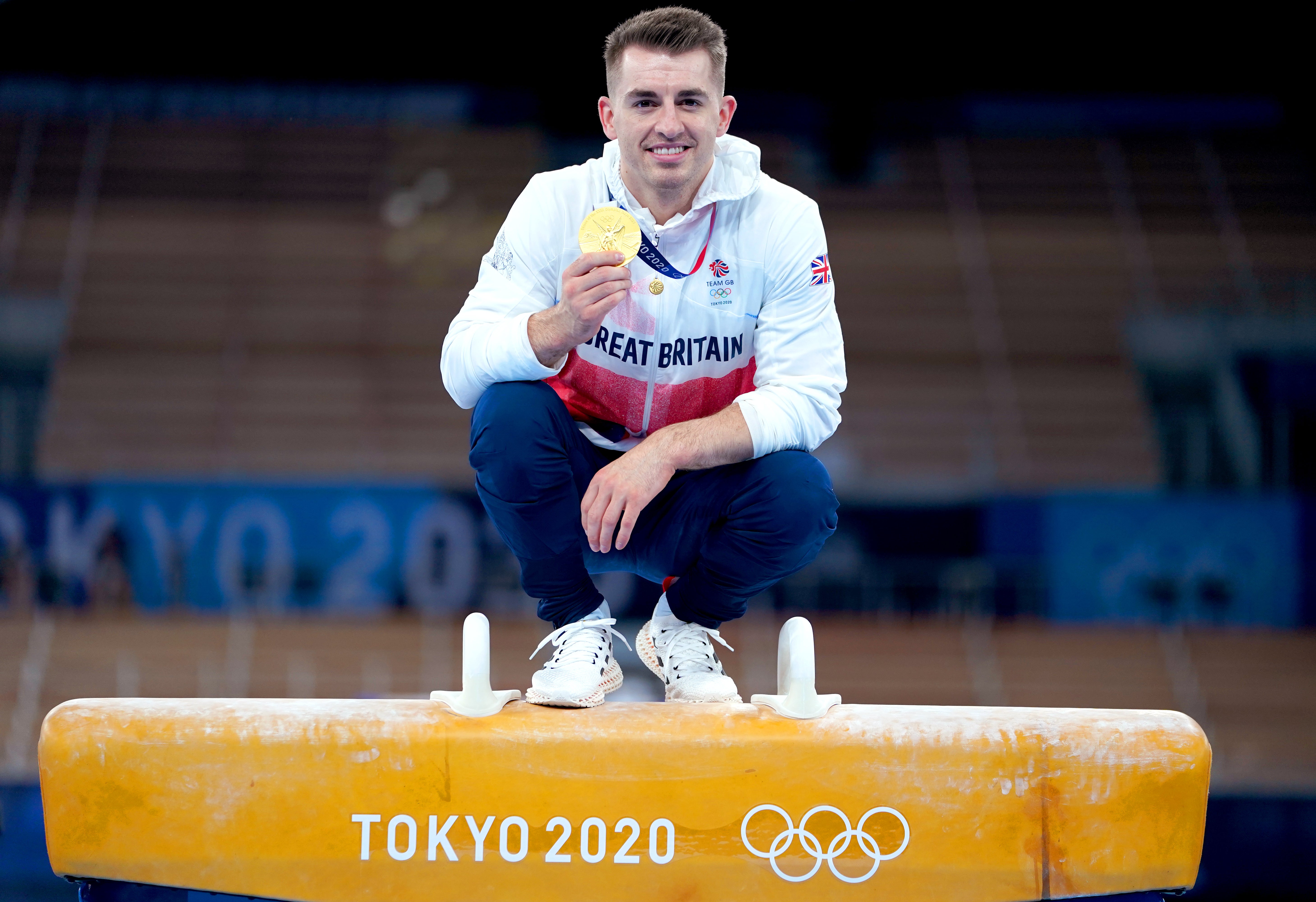 Max Whitlock successfully defended his Olympic title on the pommel horse in Tokyo (Mike Egerton/PA)