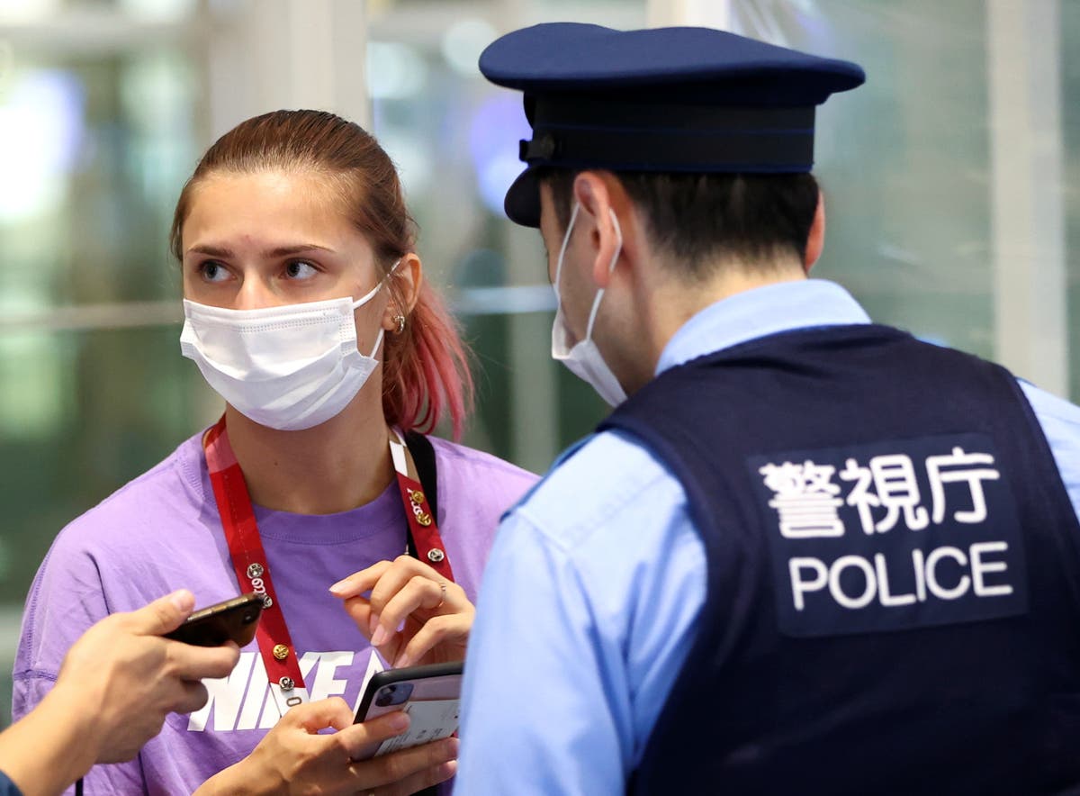 Krystsina Tsimanouskaya: Belarusian Olympic athlete ‘safe and secure’ in Tokyo after refusing flight