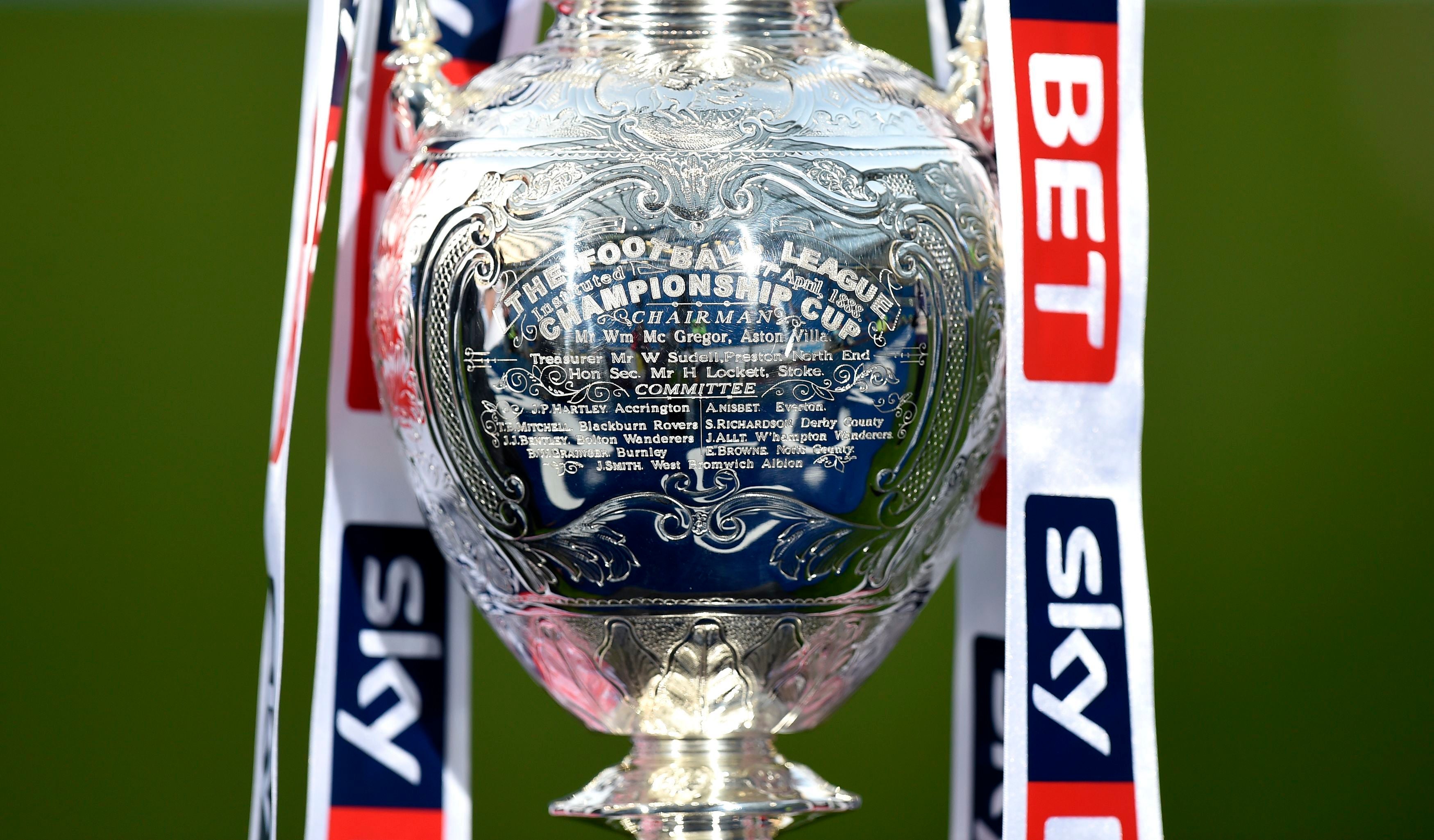 Detailed view of a Cardiff City badge during the Sky Bet