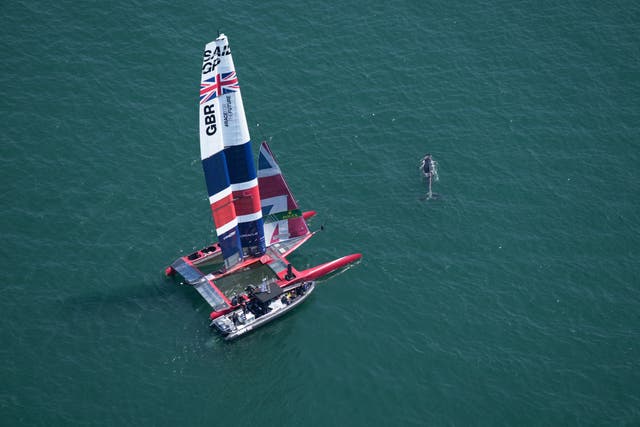 Team GB will have to wait to claim medals in the sailing (Thomas Lovelock/SailGP/PA)