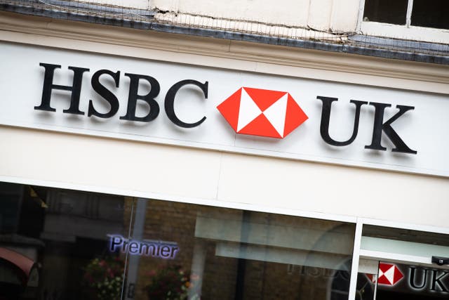 HSBC revealed that profits more than doubled for the past half-year (Aaron Chown/PA)
