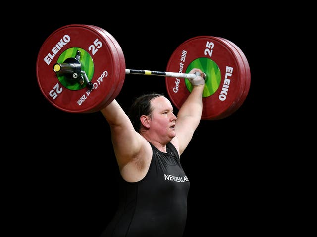 <p>New Zealand weightlifter Laurel Hubbard</p>