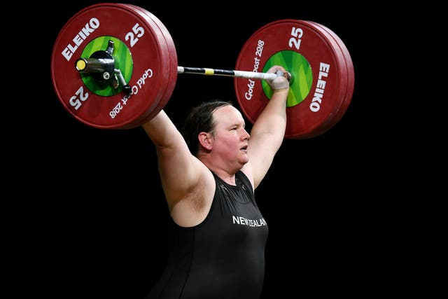 <p>New Zealand weightlifter Laurel Hubbard</p>