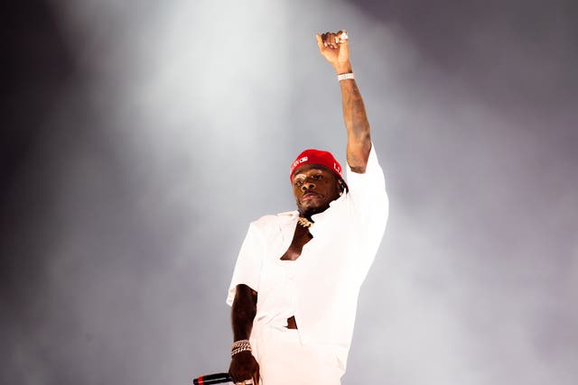 <p>DaBaby at Rolling Loud</p>