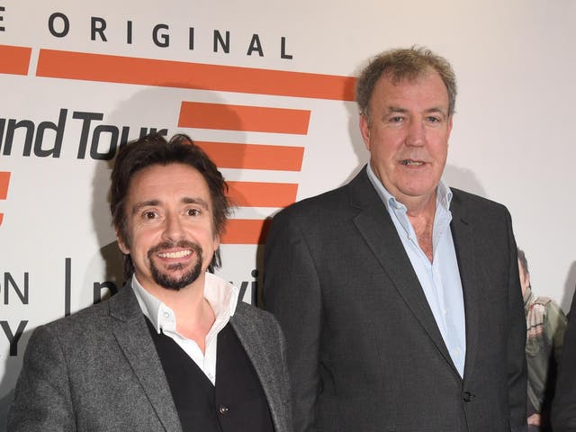 <p>Richard Hammond and Jeremy Clarkson pictured in 2019</p>