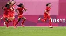 Canada upsets US with 1-0 win in women's soccer