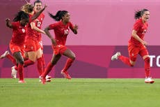 Canada upsets US with 1-0 win in women's soccer