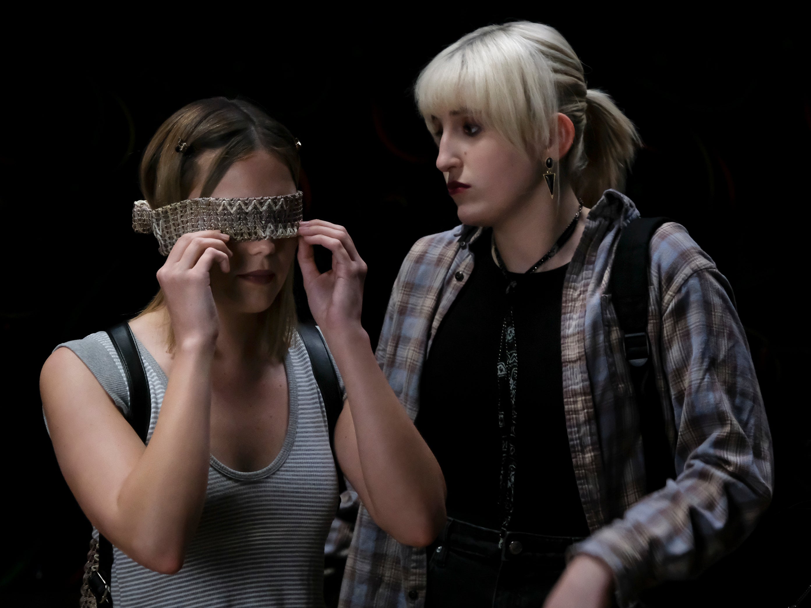 Into the (blind)fold: Olivia Holt and Harley Quinn Smith in ‘Cruel Summer’