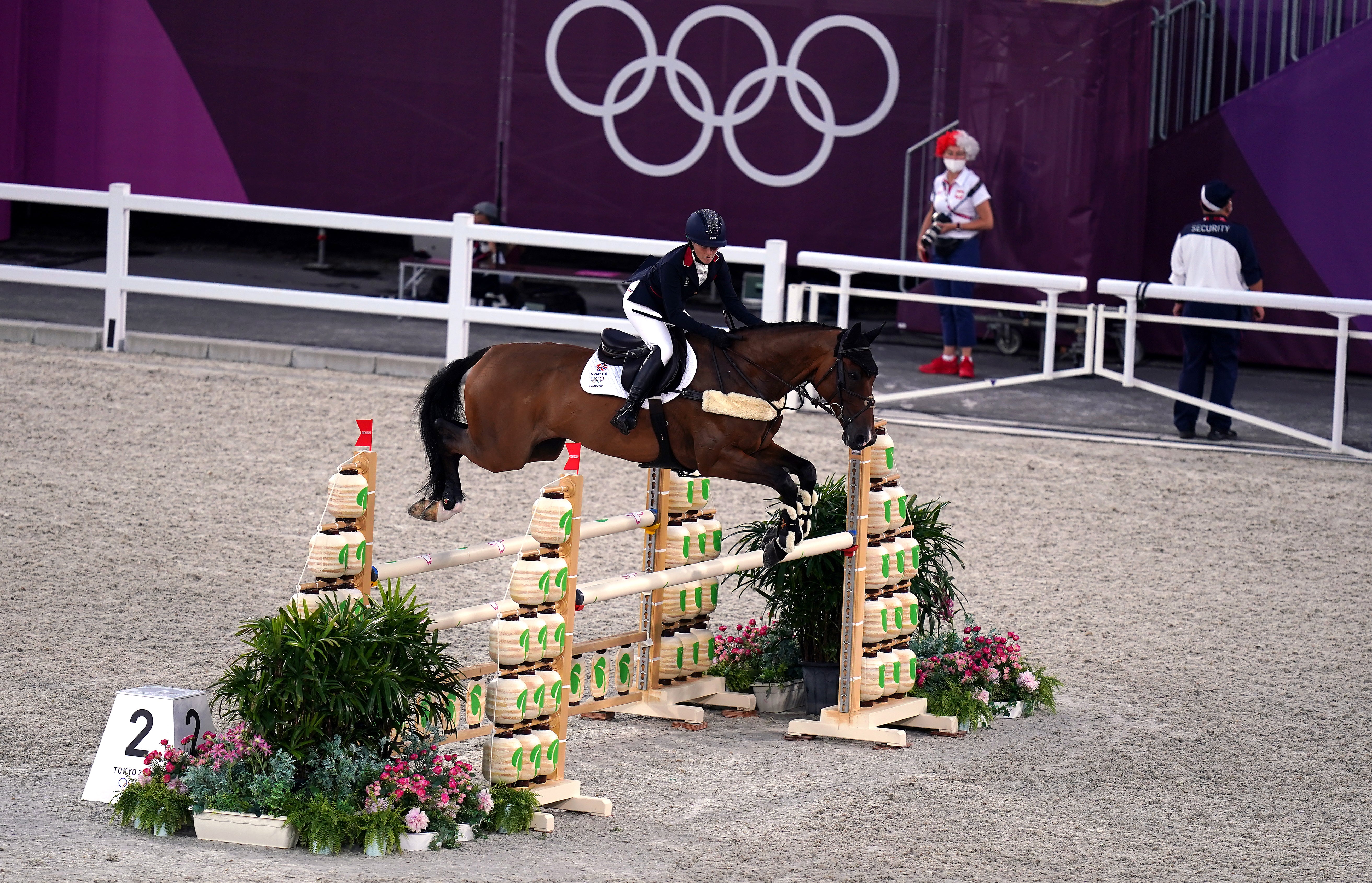 Laura Collett helped Great Britain to gold (Adam Davy/PA)