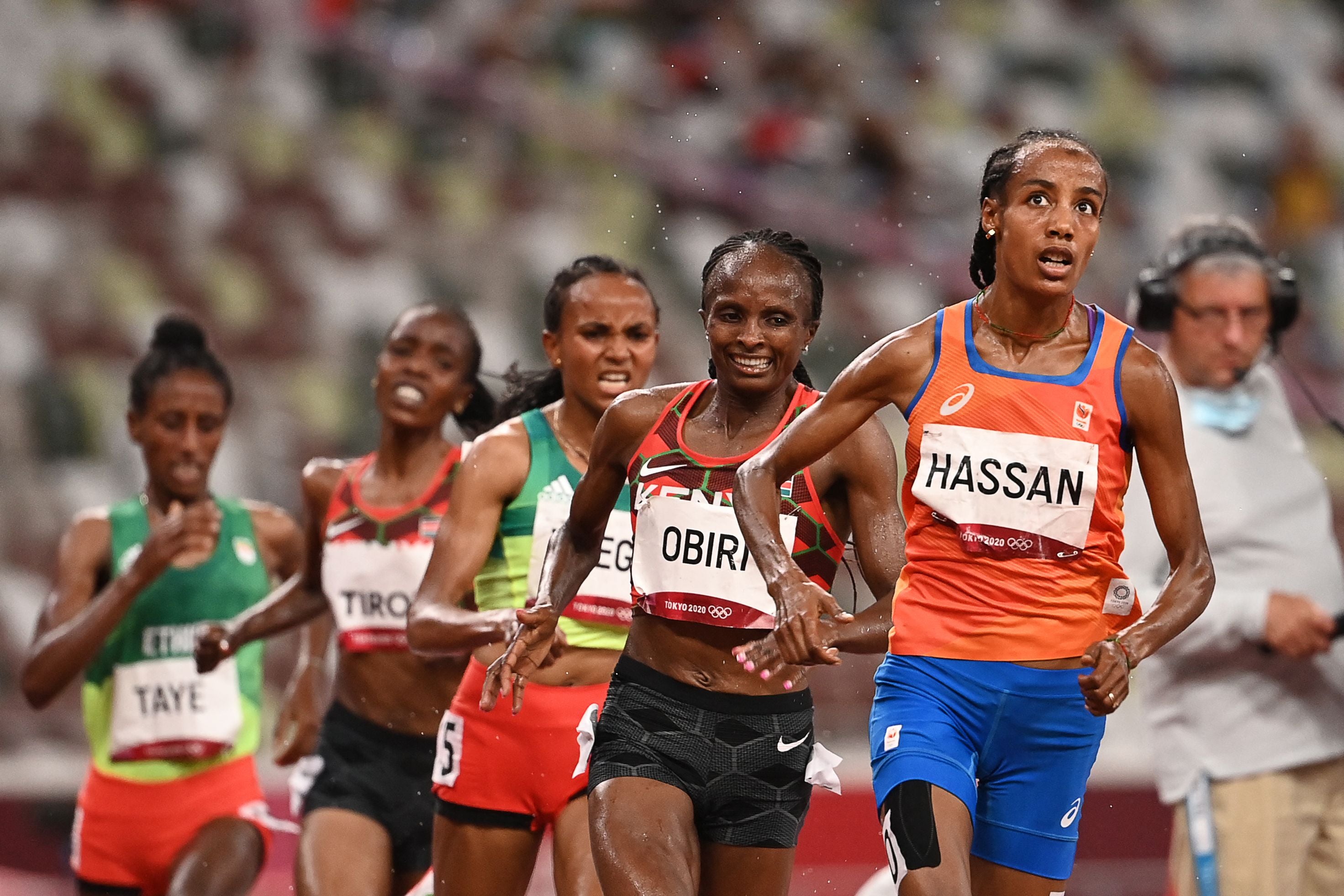 Dutch runner Hassan wins women's 5,000m gold at Tokyo Olympics