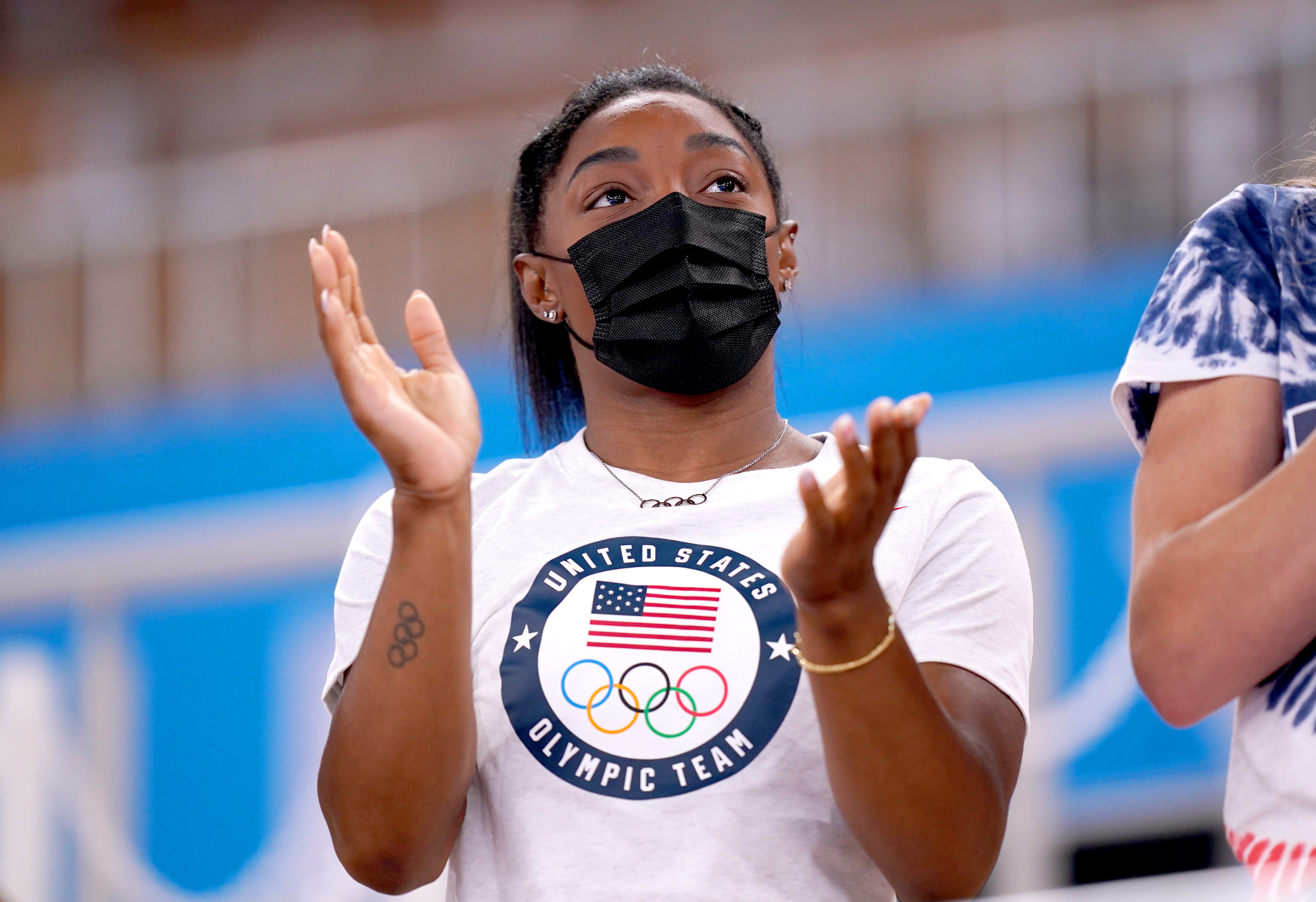Simone Biles is back in action on Tuesday (Mike Egerton/PA)