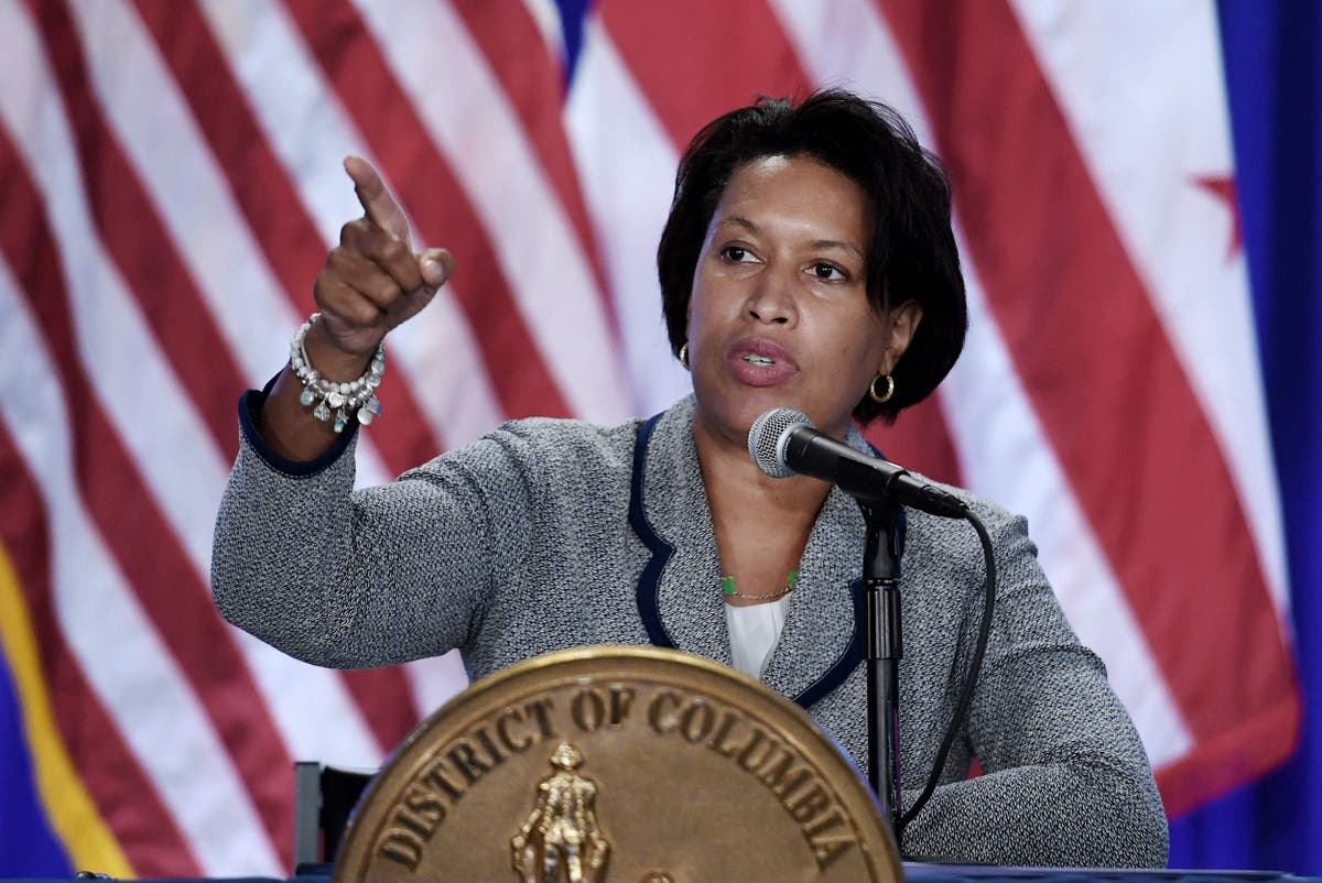 DC Mayor Muriel Bowser dismisses right-wing claims she broke mask rules ...