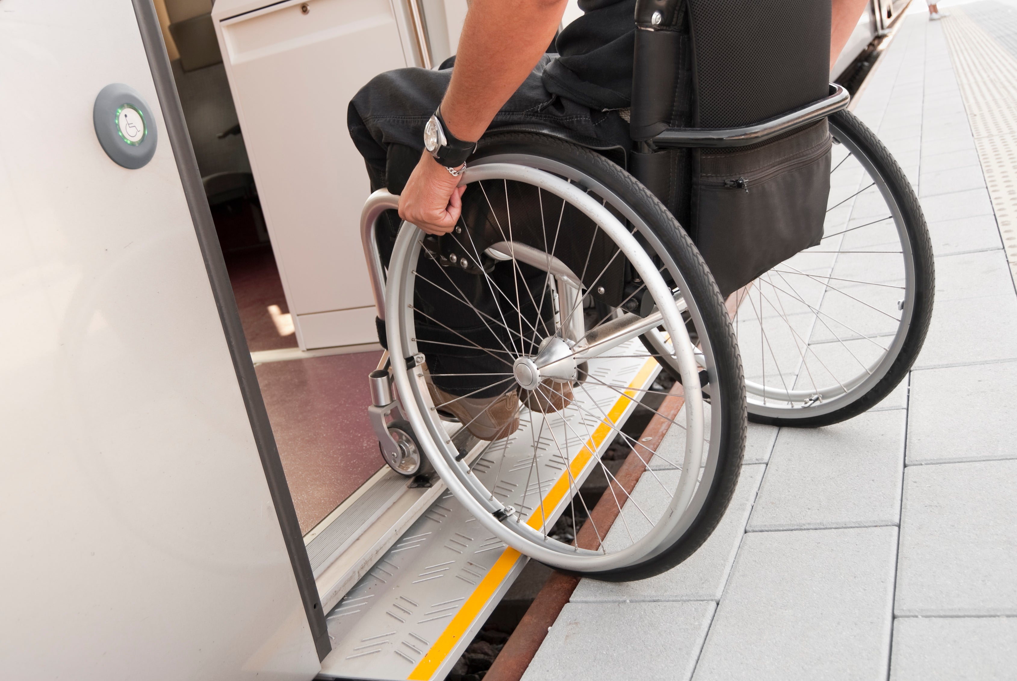 “Level boarding" between train and platform would make rail travel more accessible to wheelchair users