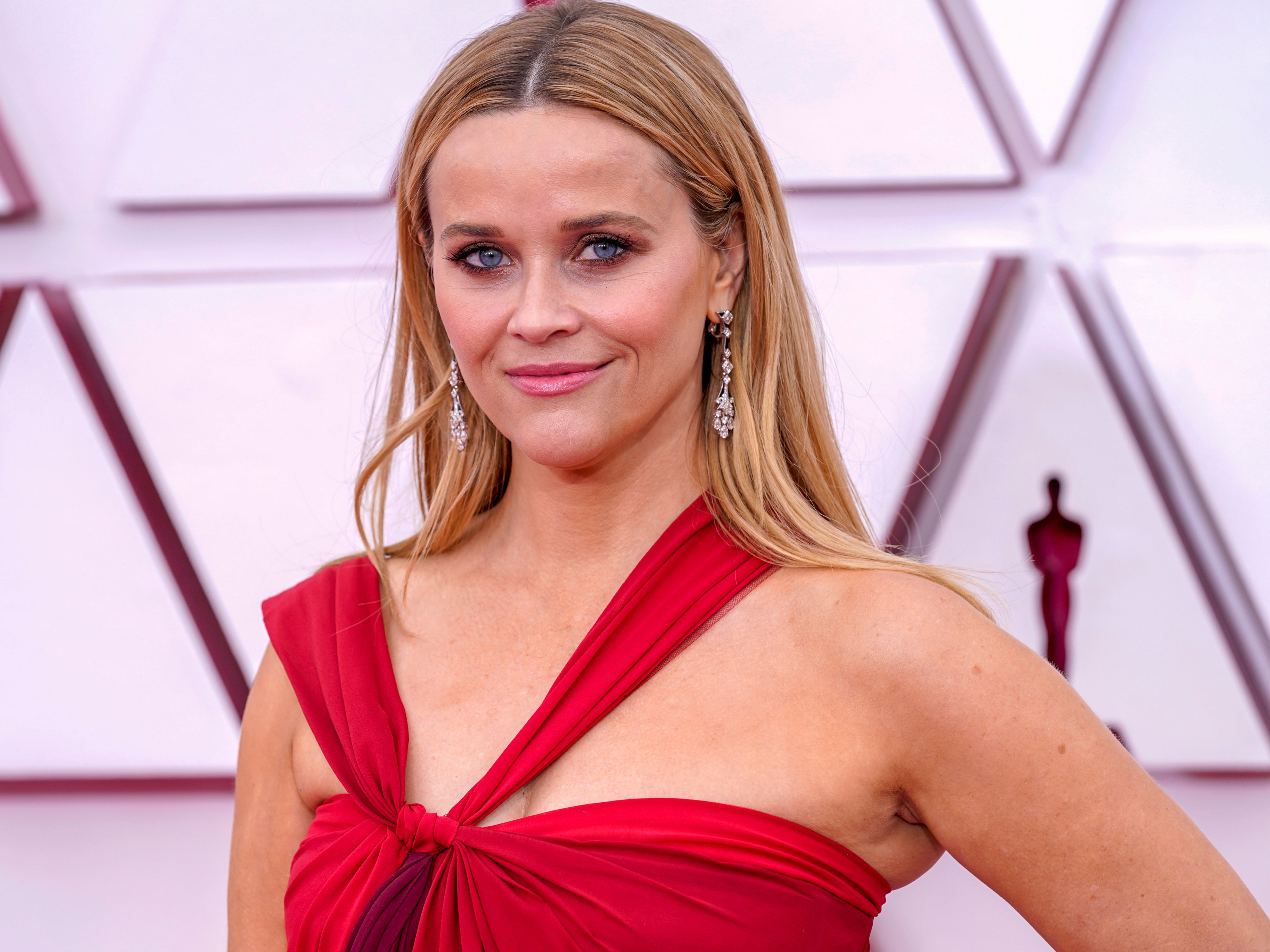 <p>Reese Witherspoon at the 93rd Annual Academy Awards on 25 April 2021 in Los Angeles, California</p>