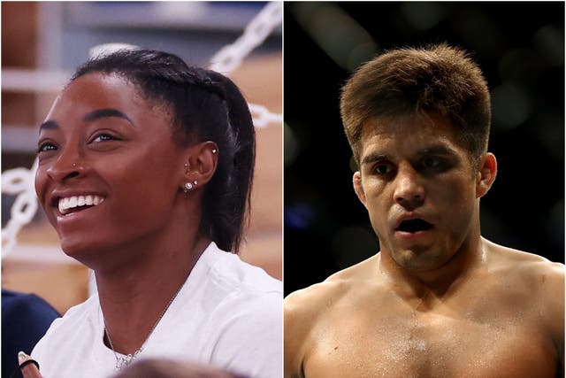 <p>Wrestling 2008 gold medalist Henry Cejudo has said that ‘I do believe sometimes we do need a nice kick in the a**’ while speaking about Simone Biles.</p>
