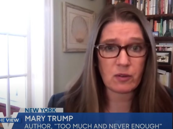 <p>Mary Trump appears on The View to promote her new book “Reckoning.”</p>