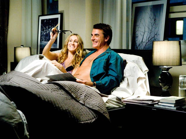 <p>Sarah Jessica Parler and Chris Noth in the 2008 ‘Sex and the City’ movie</p>