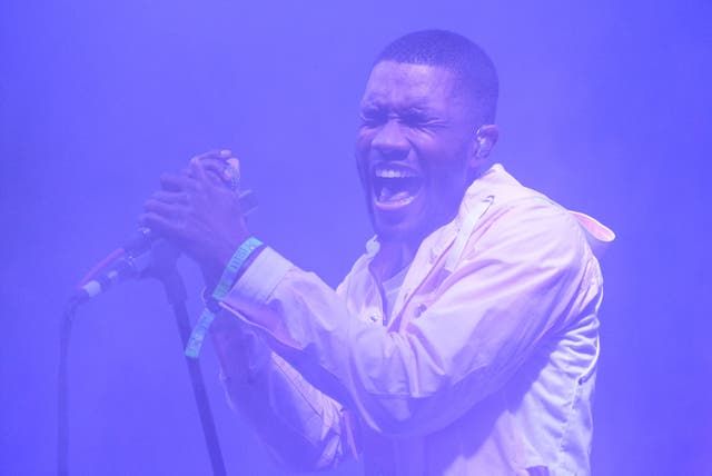 <p>File image: Frank Ocean performs during the 2014 Bonnaroo Music & Arts Festival</p>