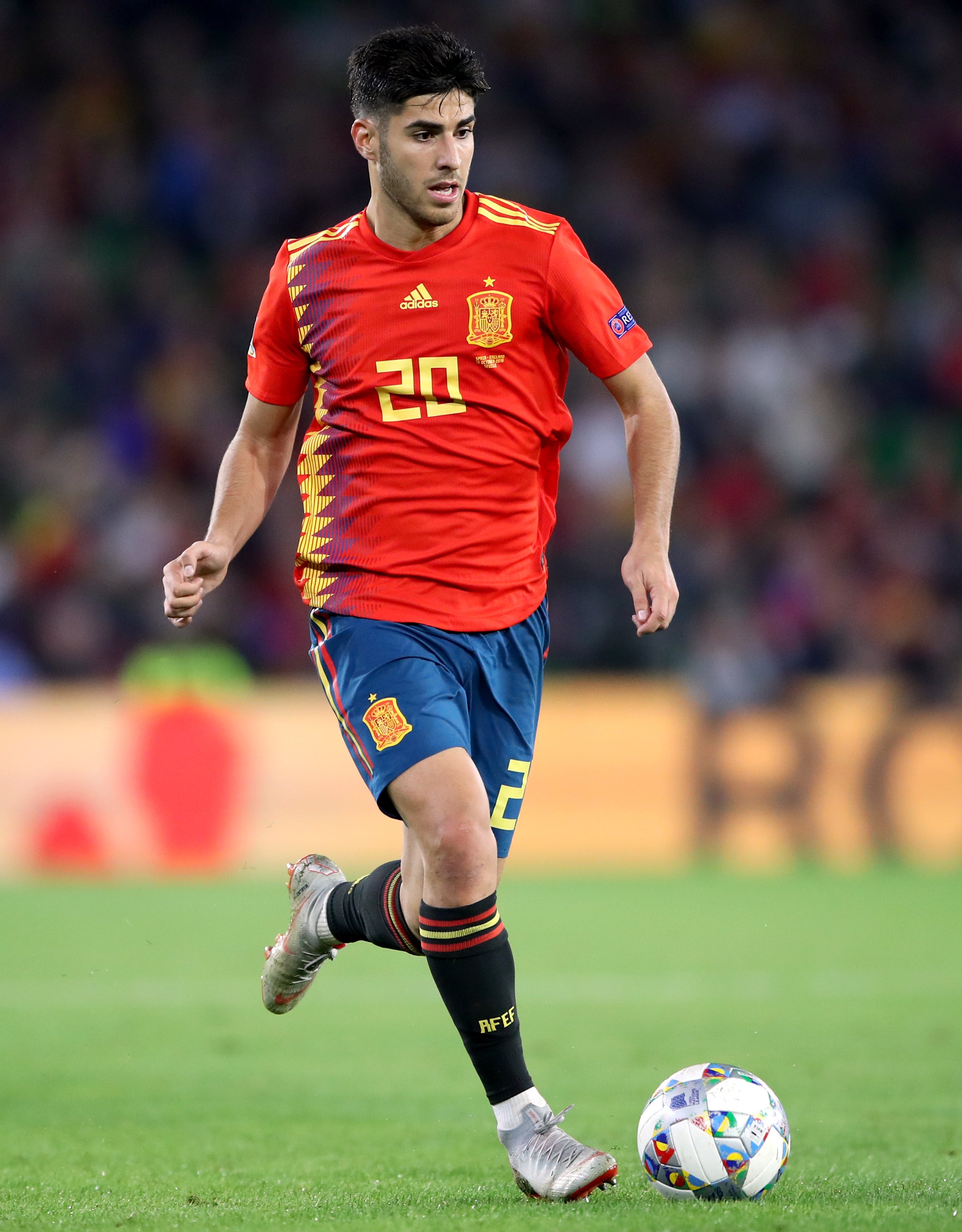 Spain’s Marco Asensio is the subject of keen interest from three English clubs (Nick Potts/PA)